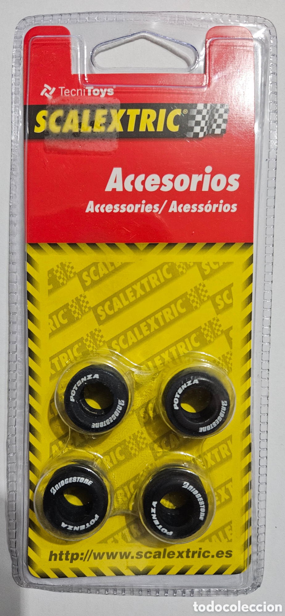 Scalextric: SCALEXTRIC 4X NEUMATICO TIPO 6 (19,5 X 11,7 MM) REF. 8813