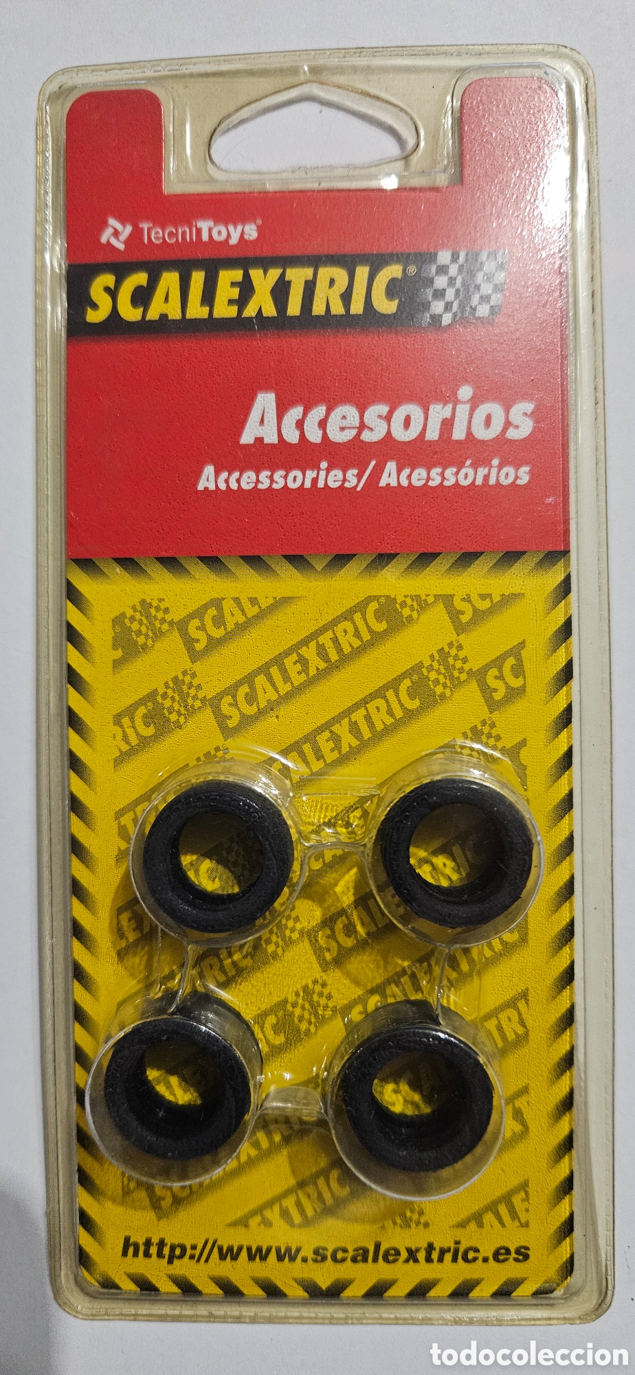 Scalextric: SCALEXTRIC 4X NEUMATICO TIPO 3 (20 X 10,5 MM) REF. 8769