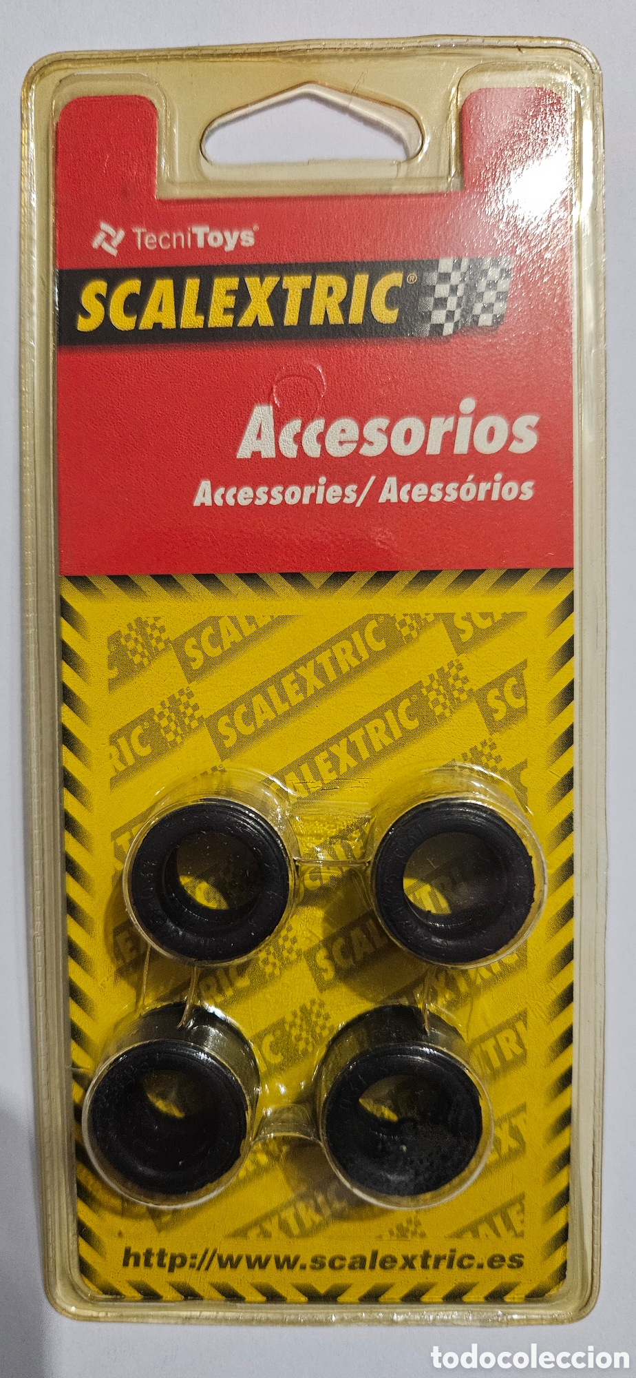 Scalextric: SCALEXTRIC 4X NEUMATICO TIPO 4 (21 X 14,5 MM) REF. 8770