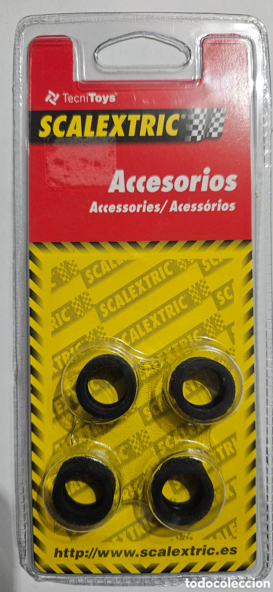 Scalextric: SCALEXTRIC 4X NEUMATICO TIPO 8 (18,3 X 9,8 MM) RALLY REF. 8834