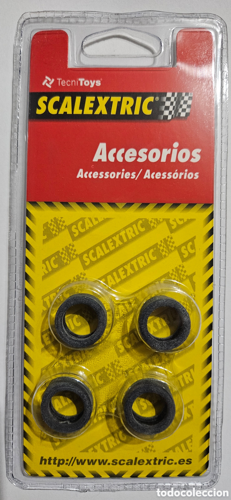 Scalextric: SCALEXTRIC 4X NEUMATICO TIPO 7 (18,3 X 9,8 MM) REF. 8837