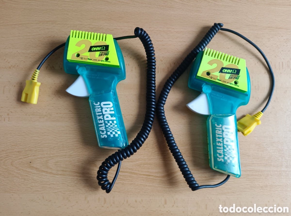 Scalextric: Mandos pro con freno scalextric funcionando