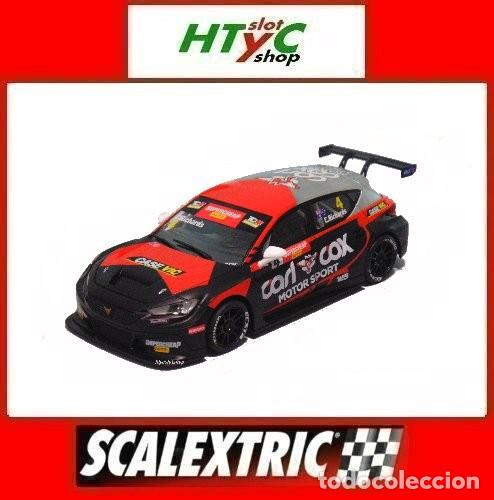 Scalextric: SCALEXTRIC CUPRA LEON COMPETICION #4 CARL COX RACING CLAY RICHARDS U10614S300