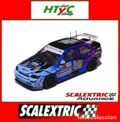 Scalextric: SCALEXTRIC ADVANCE FORD ESCORT COSWORTH #857 WRC 2023 LIA BLOCK SCX E10525S300