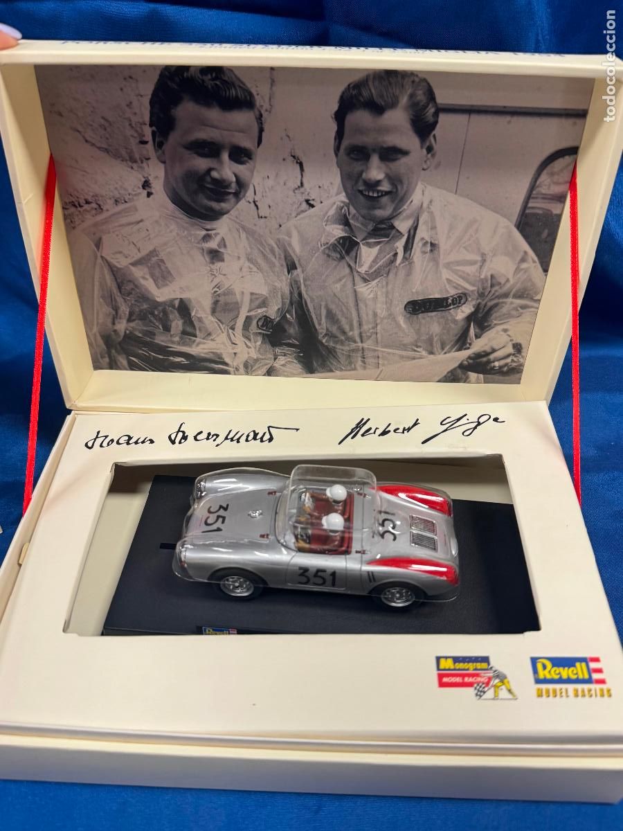 Scalextric: FLY PORSCHE 550 SPYDER MILLE MIGLIA 1954 SCALEXTRIC SUPERSLOT REVELL EDICCION LIMITADA