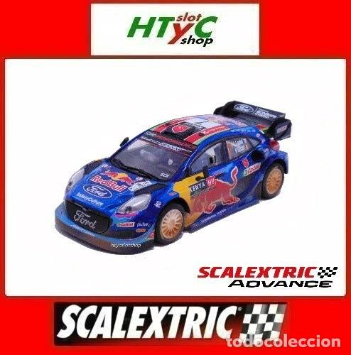 Scalextric: SCALEXTRIC ADVANCE FORD PUMA WRC #7 KENYA RALLY MUD EFFECT LOUBET E10481S300