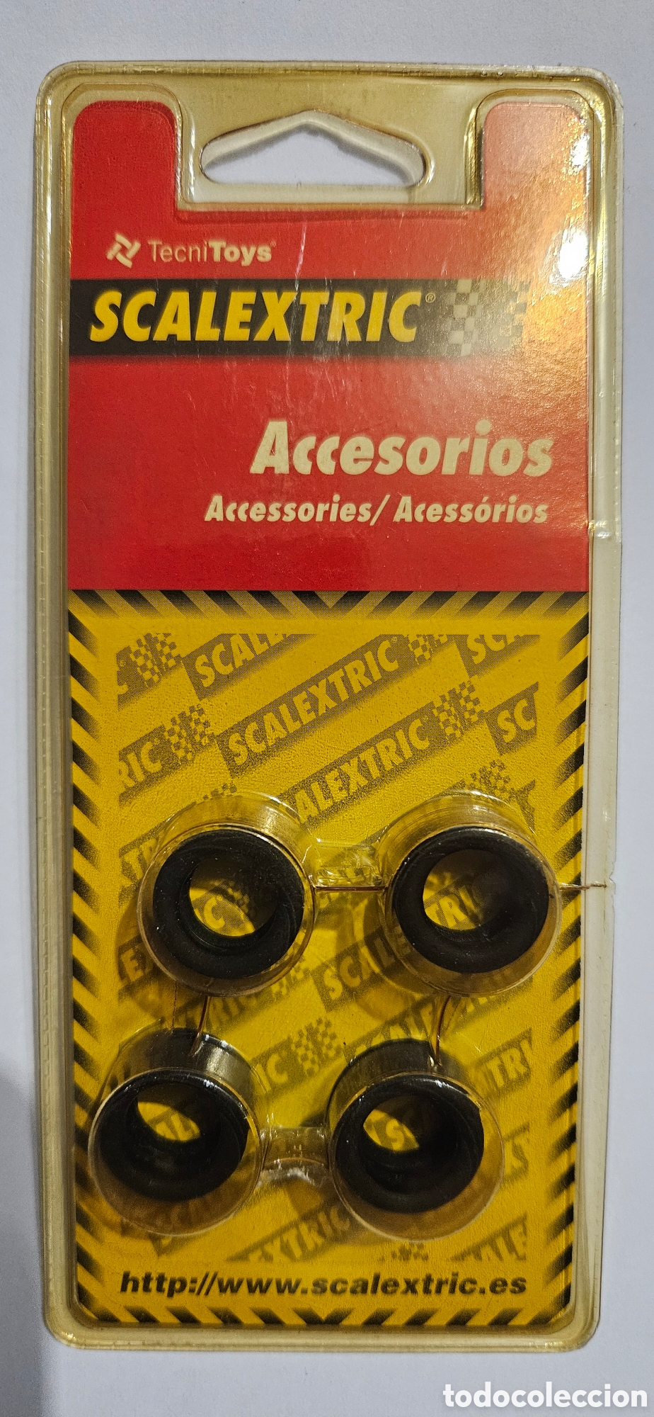 Scalextric: SCALEXTRIC 4X NEUMATICO TIPO 1 (19,3 X 11,2 MM) REF. 8767