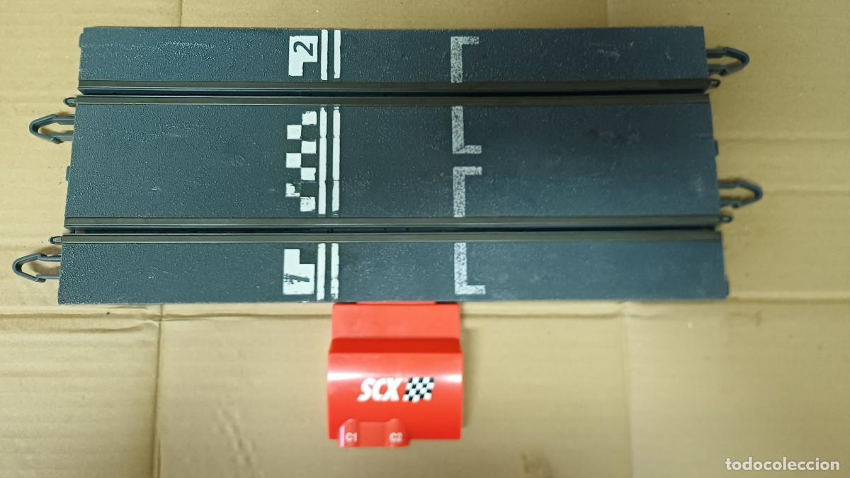 Scalextric: PISTA TRAMO SALIDA - SCX - SCALEXTRIC - TECNITOYS - A&Ntilde;O 2004 - MEDIDAS 36 CTMS LARGA -
