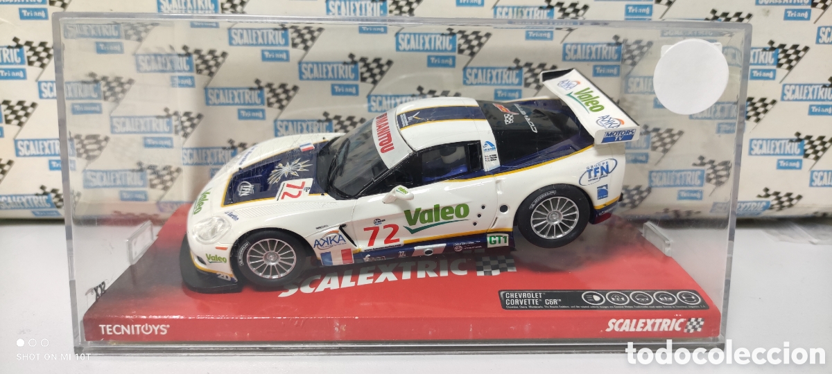 Scalextric: CHEVROLET CORVETTE C6R VALEO SCALEXTRIC TECNITOYS