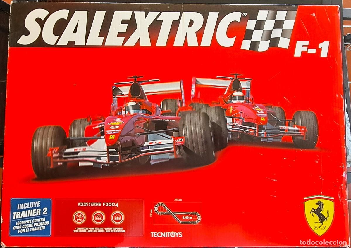 Scalextric: SCALEXTRIC C3 F1 - FERRARI F2004 - SCHUMACHER / BARRICHELLO. COMPLETO, APENAS USADO