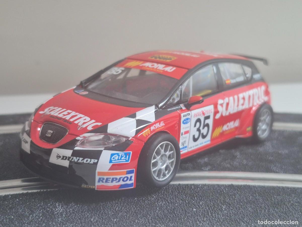Scalextric: SCALEXTRIC COCHE SEAT LEON WTCC OSCAR NOGUES RALLY RALLYE SLOT CAR