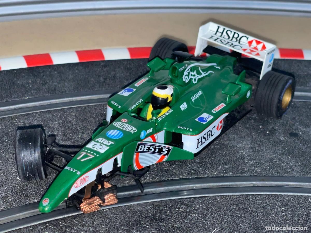 Scalextric: 104- Scalextric TecniToys Jaguar F-1 F1 De la Rosa #17 HSBC slot car 1:32 scx
