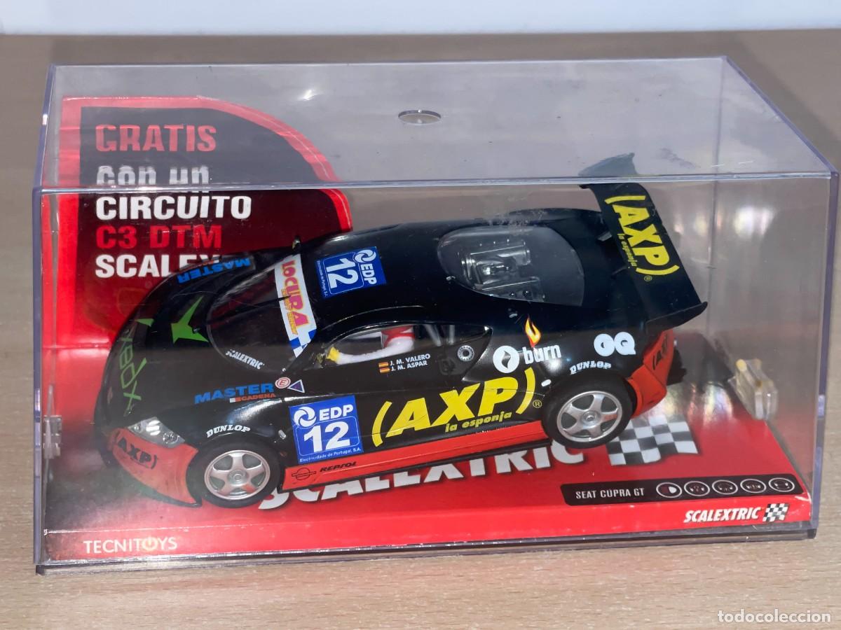 Scalextric: 642- Scalextric TecniToys SEAT CUPRA GT XBOX #12 EDP Valero Aspar Ref. 6239 slot car 1:32 scx