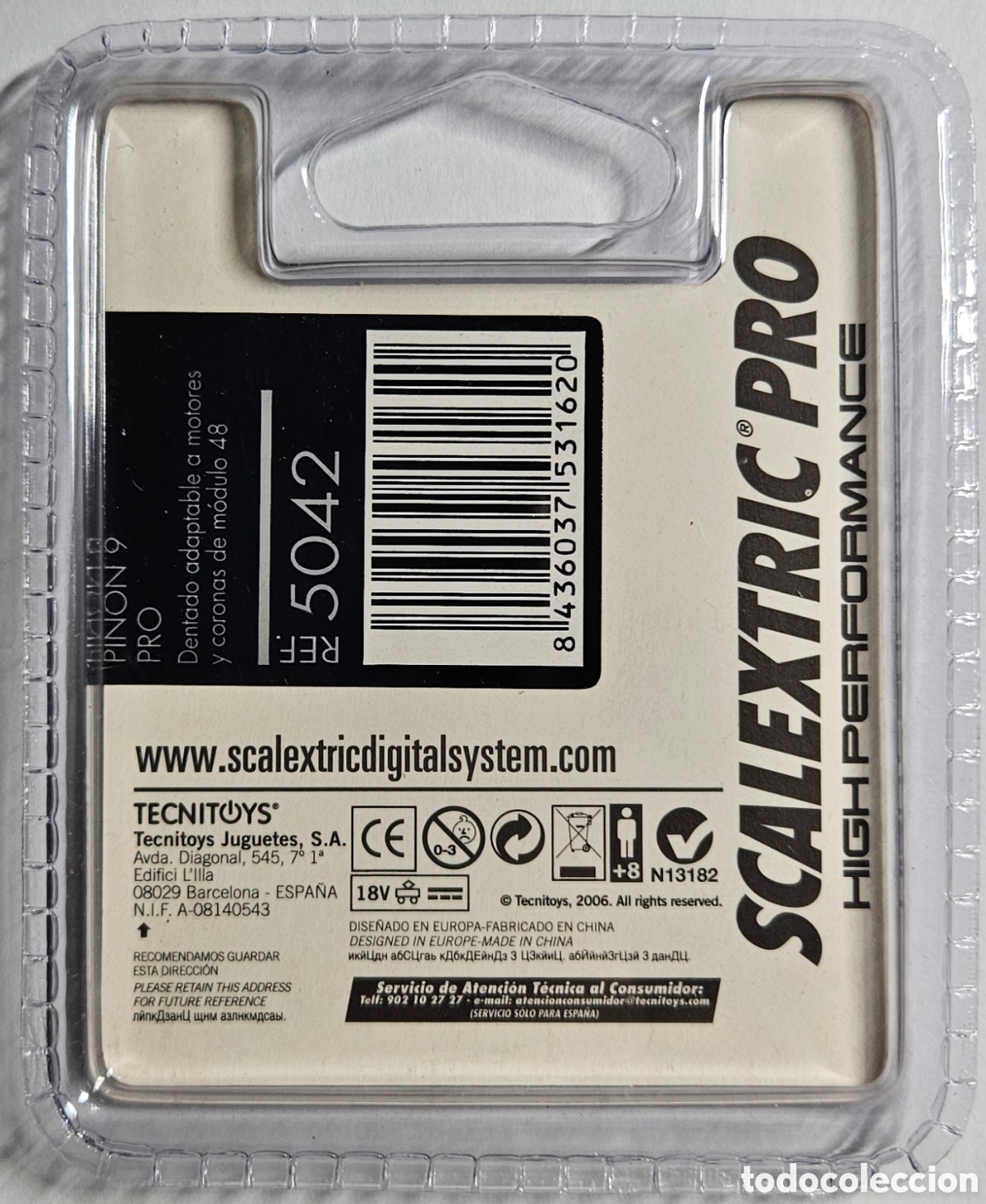 Scalextric: SCALEXTRIC PRO - TECNITOYS - PI&Ntilde;ON 9 PRO - REF. 5042 - Foto 2