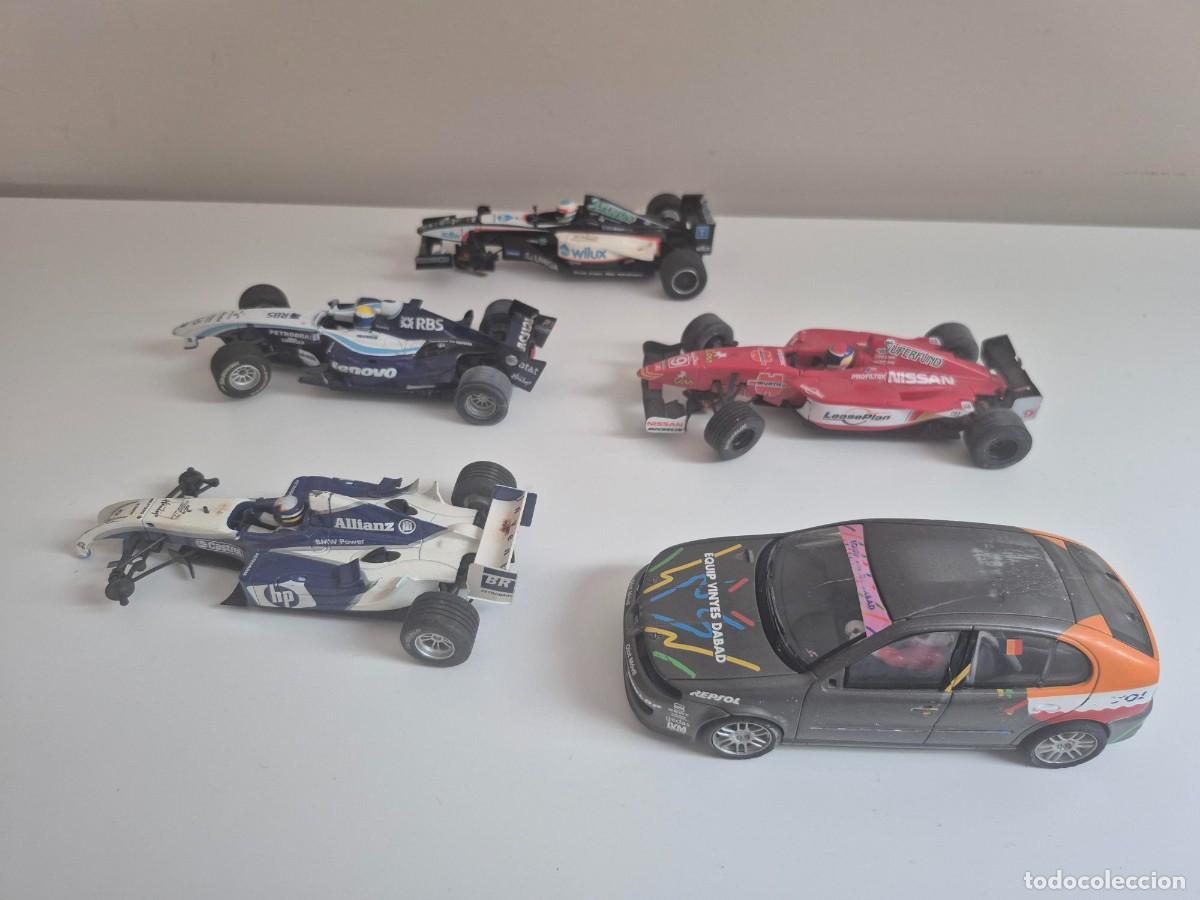 Scalextric: SCALEXTRIC LOTE 5 COCHES SLOT FORMULA 1 DALLARA WILLIAMS MINARDI SEAT LEON A 1 EURO DE SALIDA !!!!!