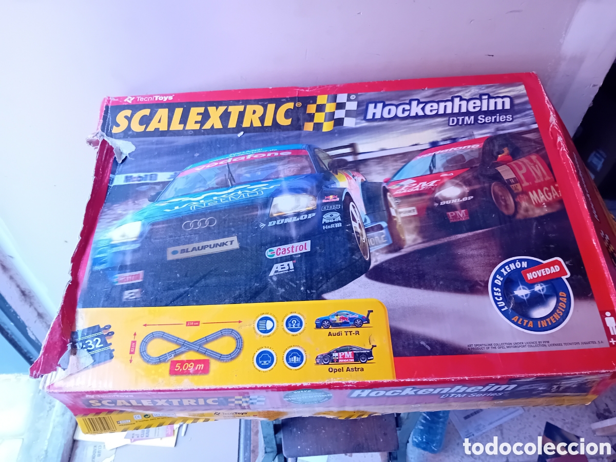 Scalextric: Scalextric Hockenheim lote pistas vallas accesorios