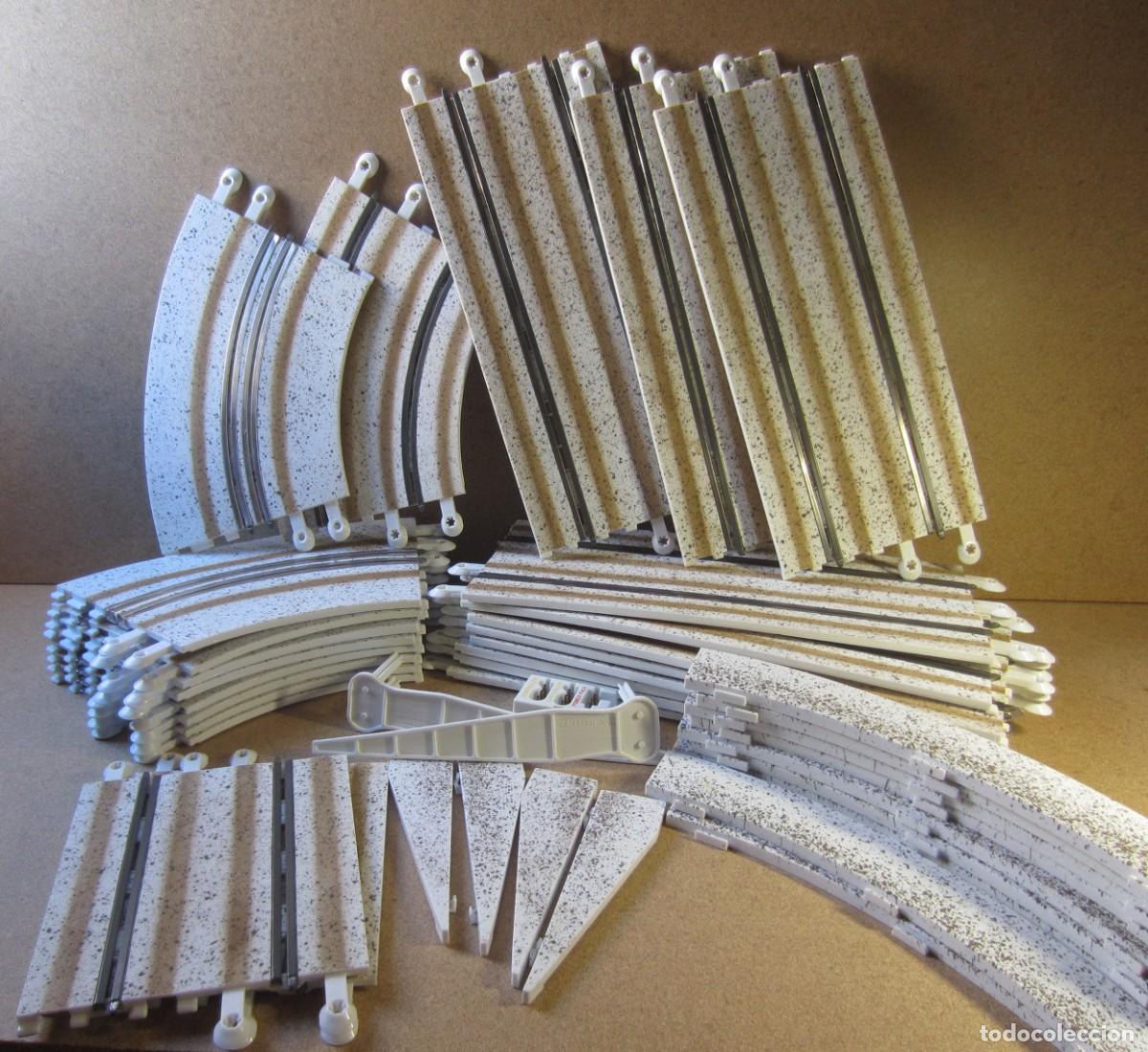 Scalextric: Lote Pistas Scalextric Efecto Nieve y Barro