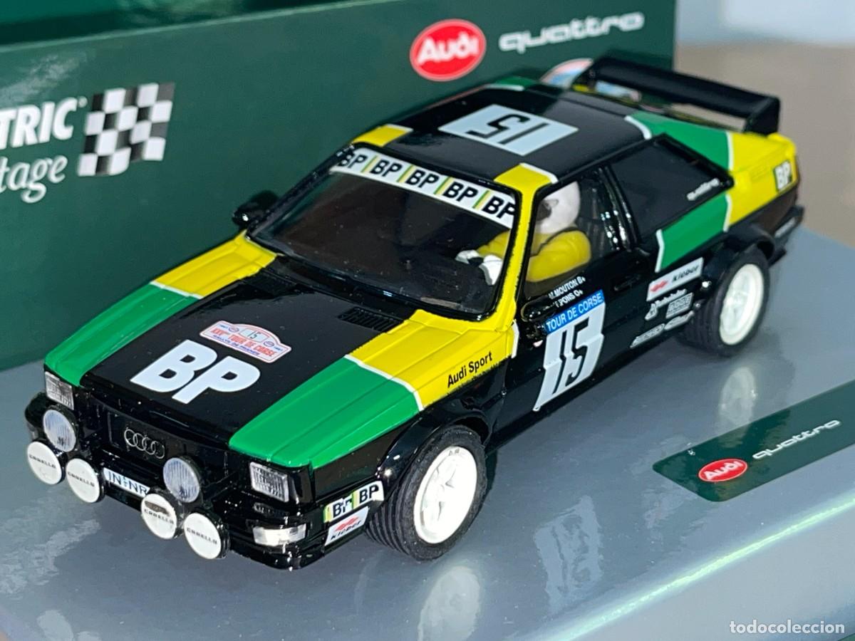 Scalextric: Scalextric Vintage AUDI QUATTRO BP 1981 Mouton - Pons Tour de Corse Edici&oacute;n Limitada Ref. A10148S300