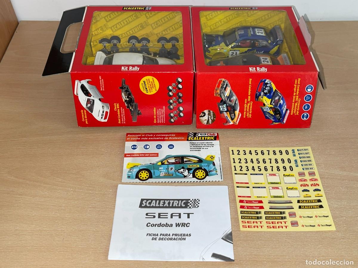 Scalextric: Scalextric TecniToys KIT RALLY Personaliza el SEAT C&oacute;rdoba WRC Ref. 6901 a&ntilde;o 2001 Ca&ntilde;ellas Mercader