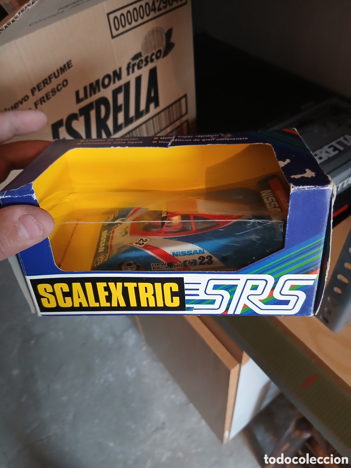 Scalextric: Scalextric SRS Ref. 9310 Nissan R89C N&ordm;23 HP New Packard con caja original