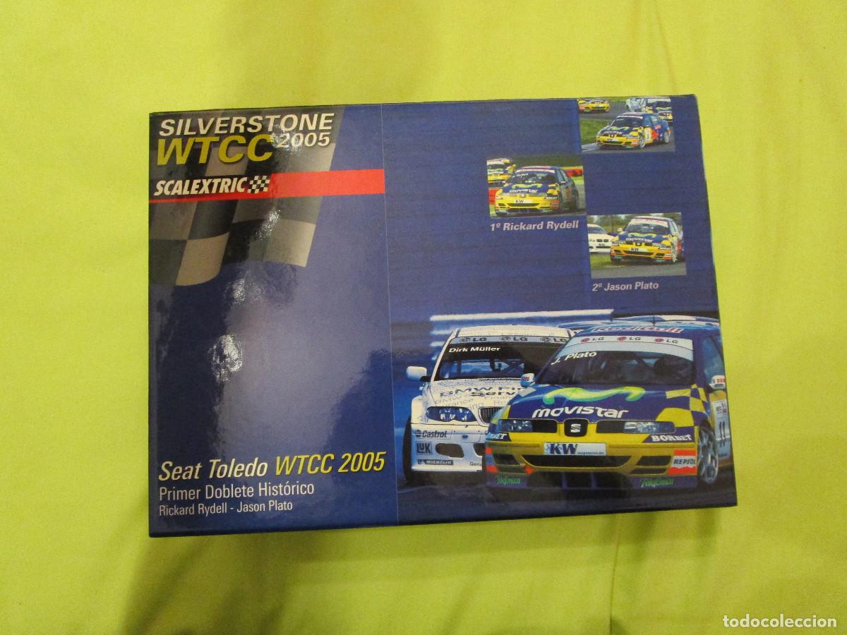 Scalextric: Doblete hist&oacute;rico Seat Toledo WTCC 2005 silverstone