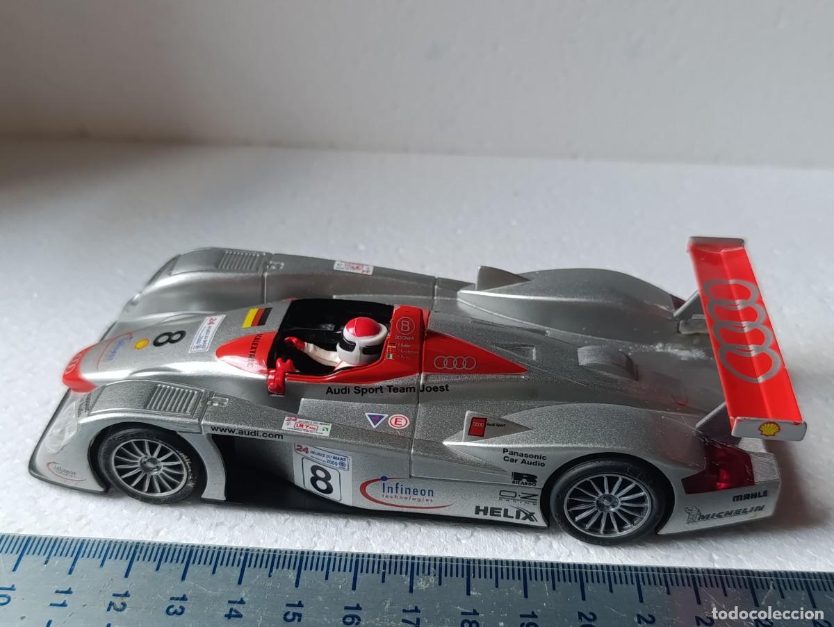 Scalextric: AUDI R8 LEMANS - SCALEXTRIC TECNITOYS - SCX - ( ALERON REPARADO FALTA ESCOBILLAS ) coche