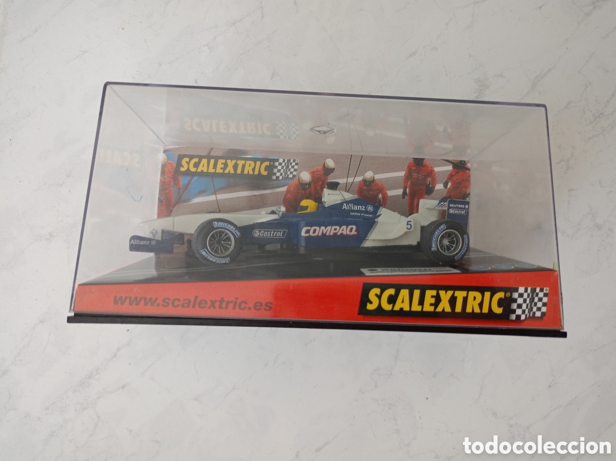 Scalextric: SLOT CAR SCX SCALEXTRIC 6095 WILLIAMS F1 #5 2001 COMPAQ RALF SCHUMACHER