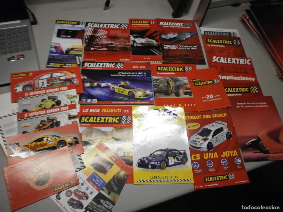 Scalextric: lote de catalogos scalextric tecnitoys