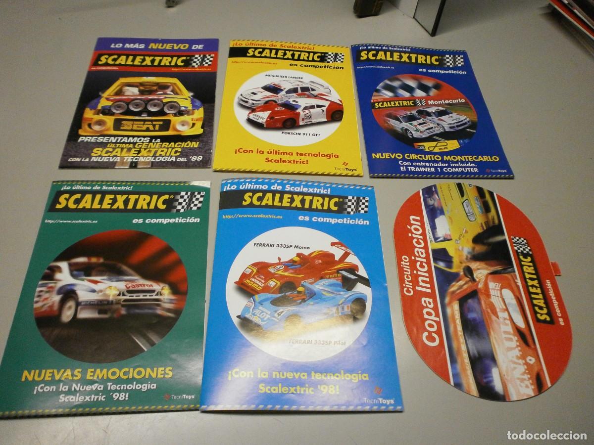 Scalextric: lote de catalogos scalextric tecnitoys
