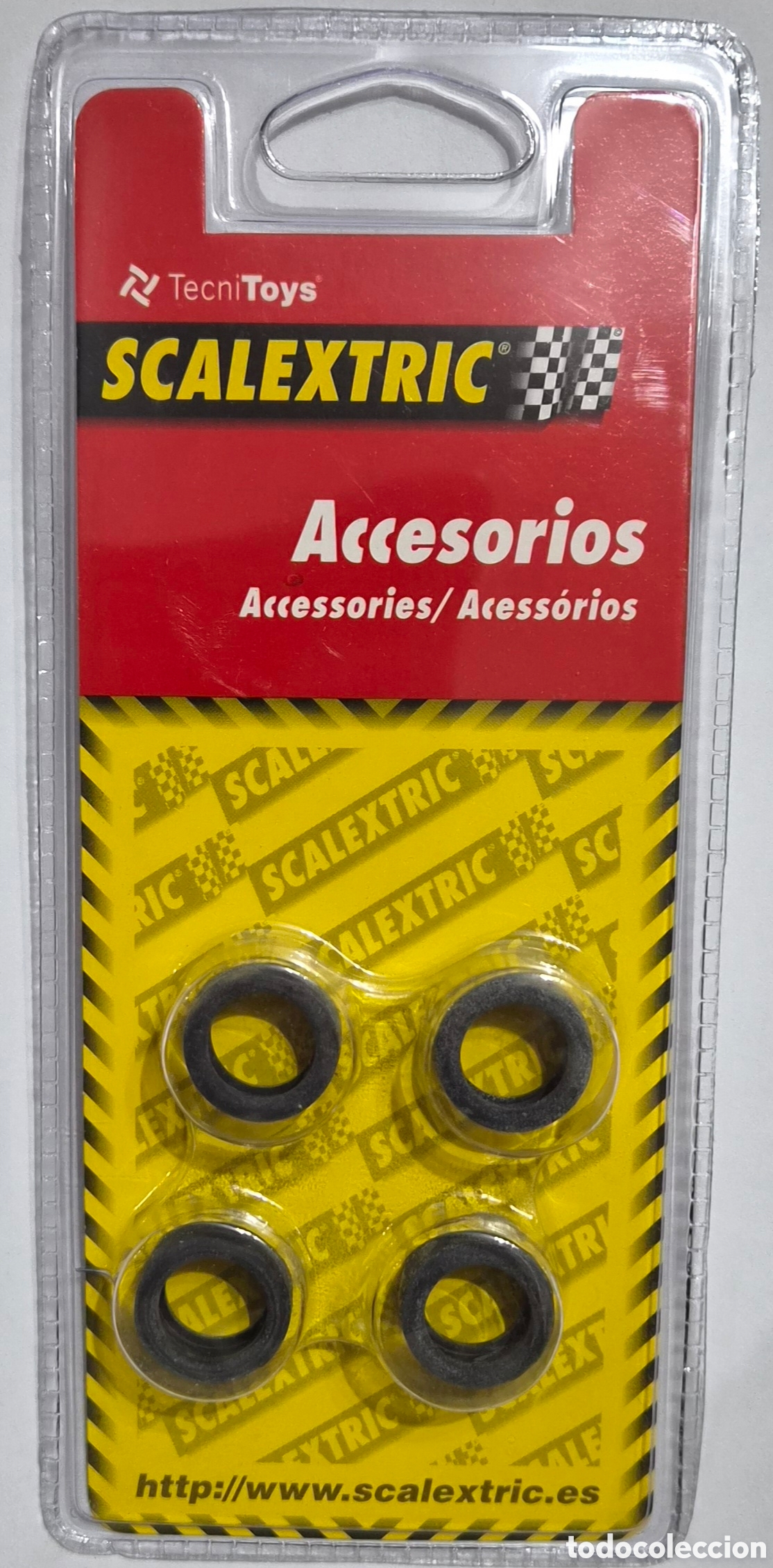 Scalextric: SCALEXTRIC 4X NEUMATICO TIPO 7 (18,3 X 9,8 MM) REF. 8837