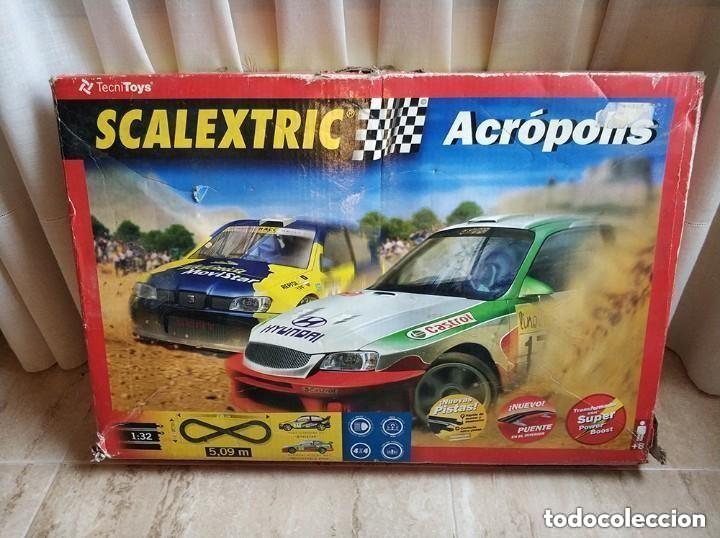 Scalextric: scalextric acropolis wrc - con pistas - accesorios - mandos - coches funcionando y en caja