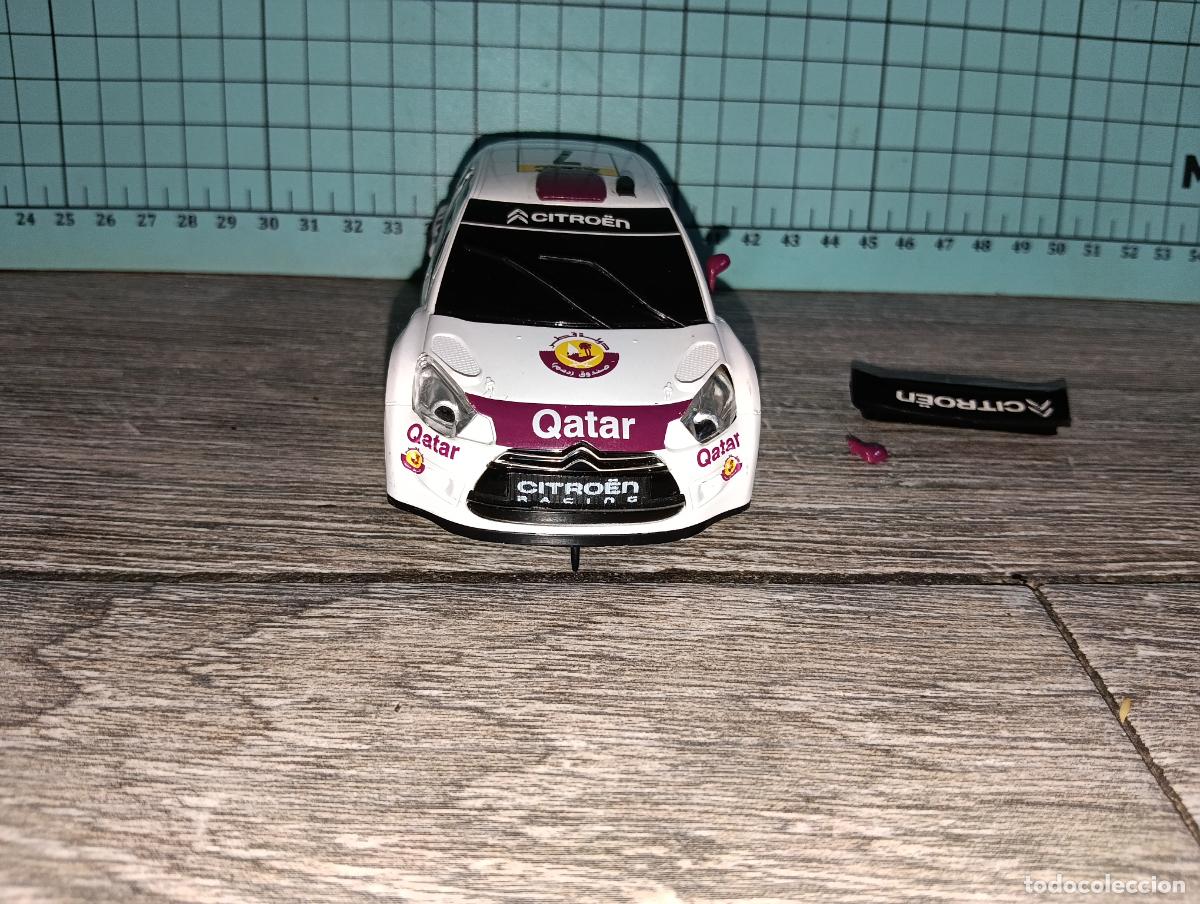 Scalextric: Coche Scalextric SCX Tecnitoys Citro&euml;n DS3 WRC 7 ADAC Qatar Al-Attiyah