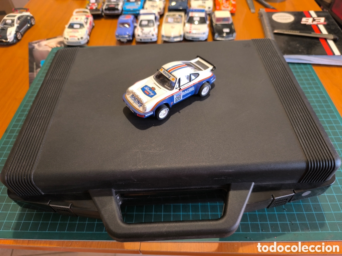 Scalextric: Lote Porsche 911 carrera rothmans Scalextric tecnitoys y maletin