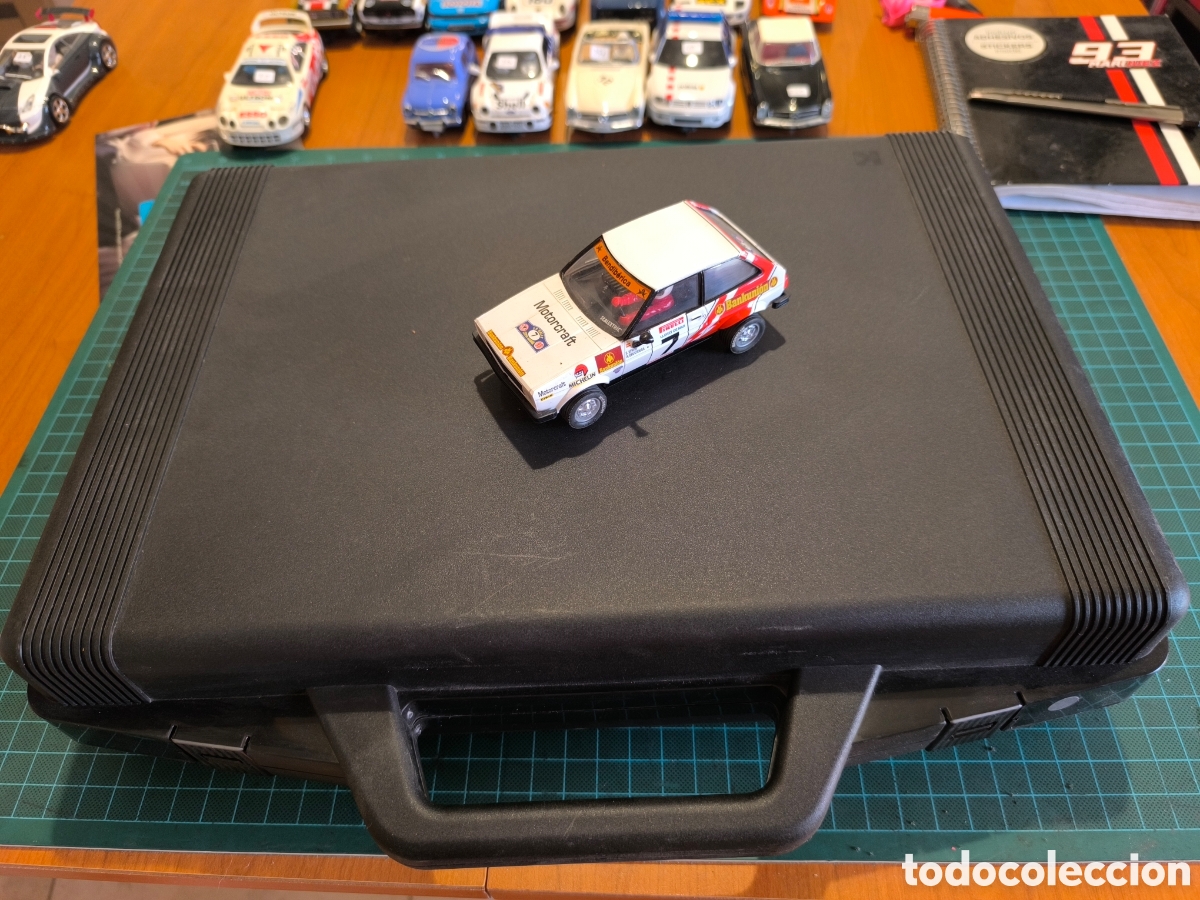 Scalextric: Lote malet&iacute;n altaya y Ford fiesta Scalextric