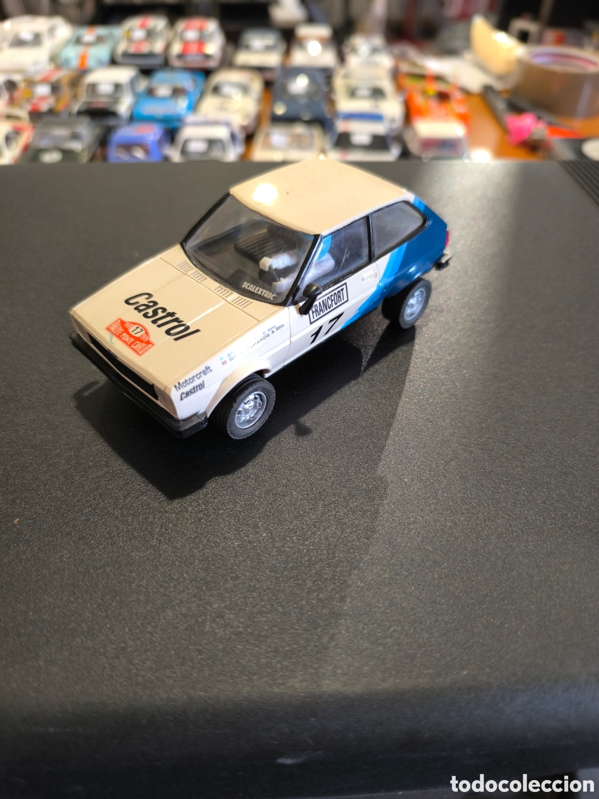 Scalextric: Lote malet&iacute;n altaya y Ford fiesta Scalextric