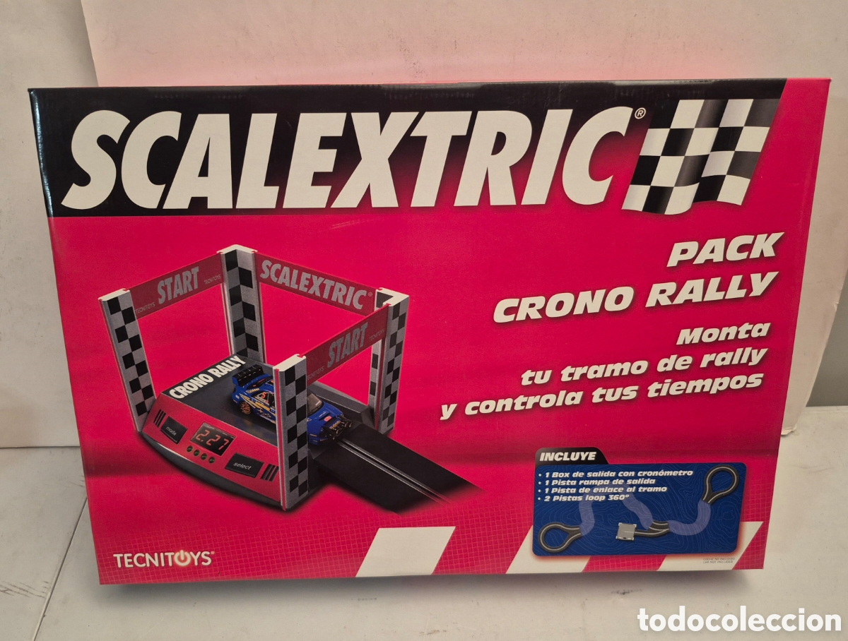 Scalextric: SCALEXTRIC TECNY TOYS 8863- PACK CRONO RALLY, NUEVO