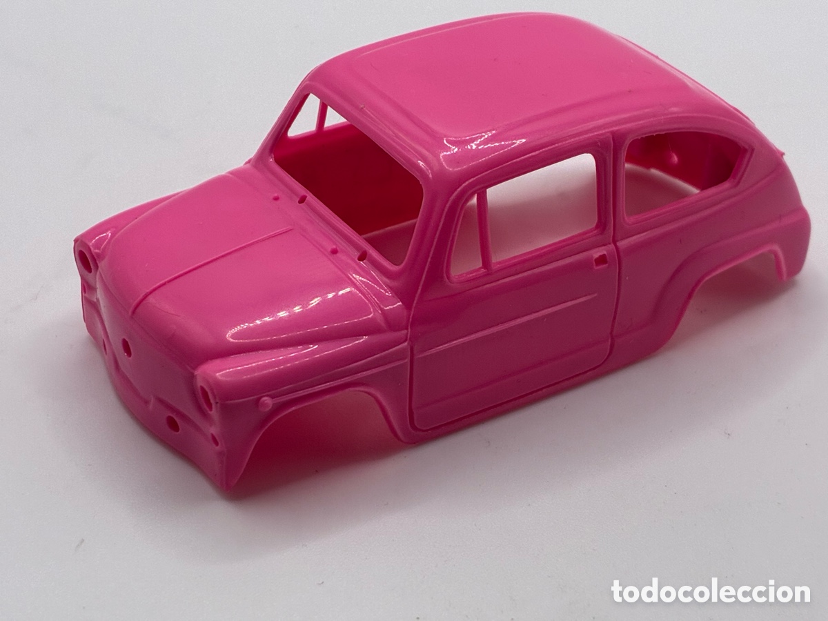 Scalextric: CARROCERIA SEAT 600 ROSA SCALEXTRIC