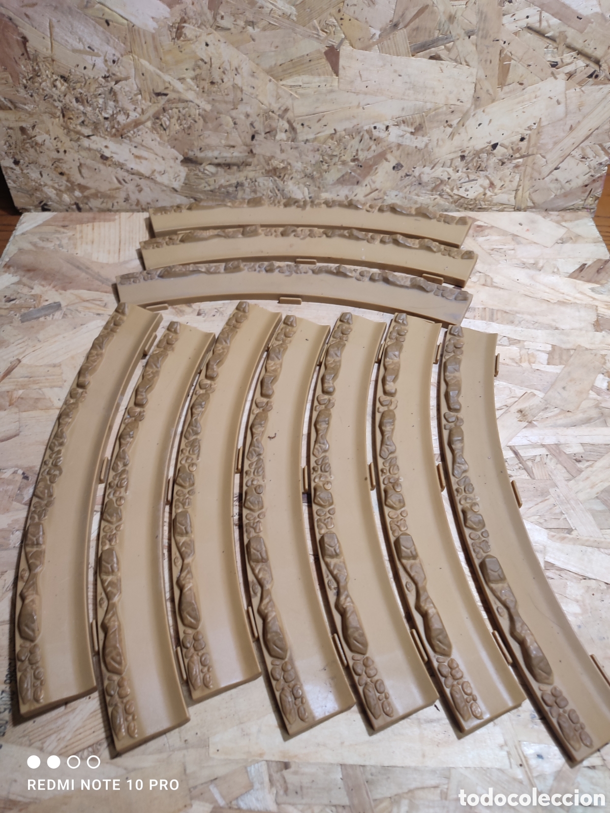 Scalextric: Lote de 10 bordillos de pista de Scalextric Tecnitoys Off Road.