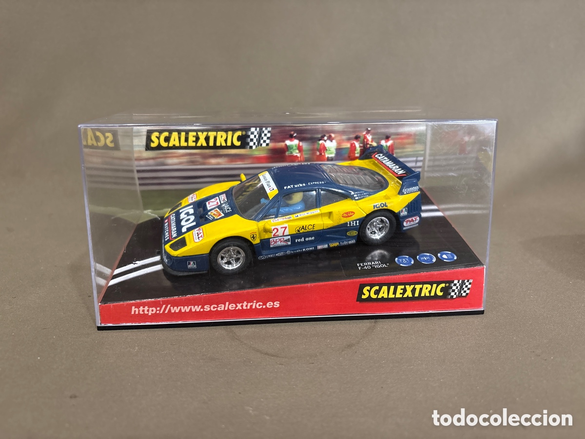 Scalextric: SCALEXTRIC FERRARI F-40 IGOL TECNITOYS*NUEVO SIN USAR*VER FOTOS