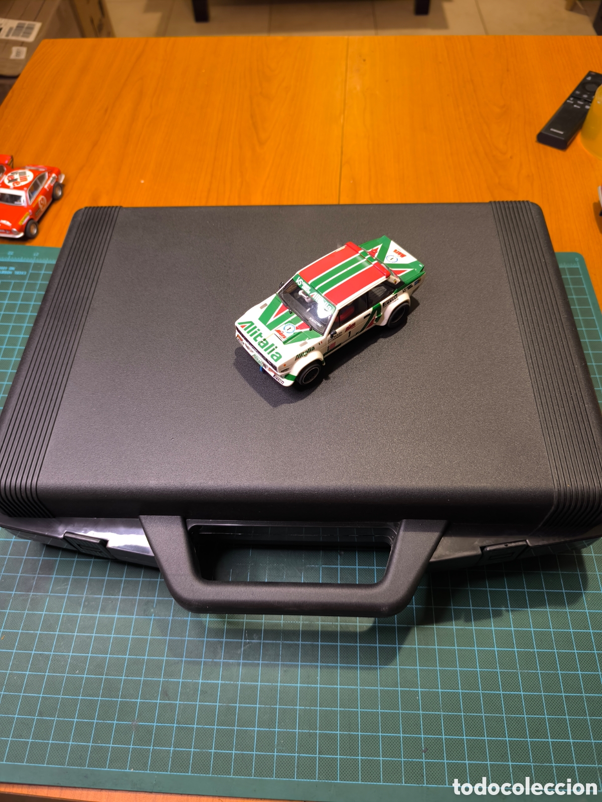 Scalextric: Lote malet&iacute;n altaya y Fiat 131 abarth Scalextric tecnitoys altaya exin