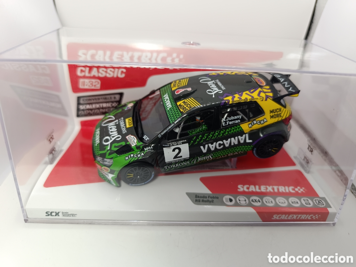 Scalextric: SCALEXTRIC SKODA FABIA RS RALLY2 NANDU JUBANY