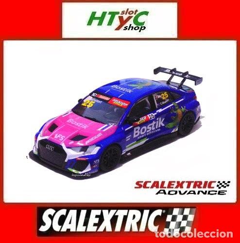Scalextric: SCALEXTRIC ADVANCE AUDI RS3 LMS #25 BOSTIK CHAZ MORTERT TCR 2021 E10458S300