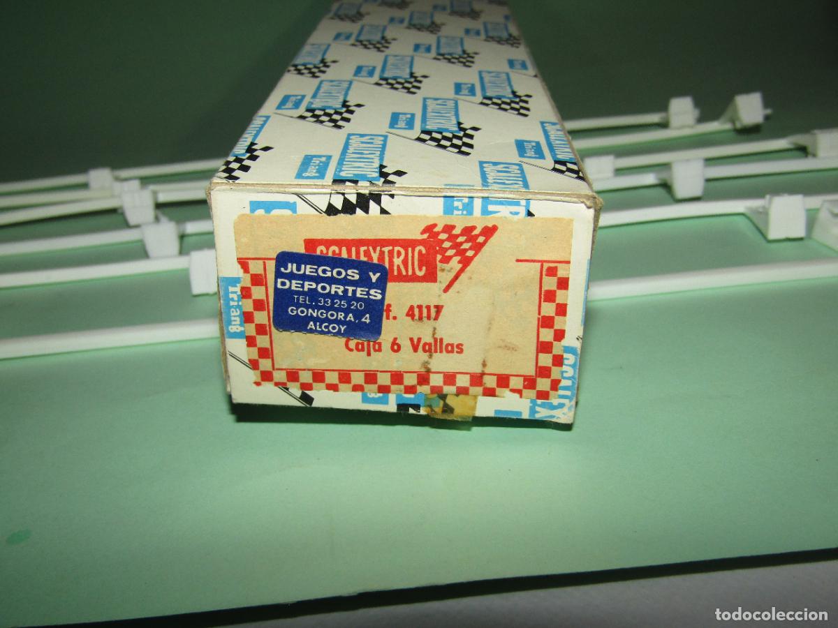 Scalextric: Antigua Caja 6 Vallas Ref. 4117 de SCALEXTRIC EXIN