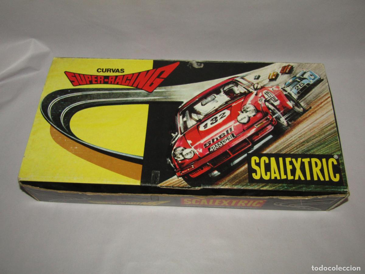 Scalextric: Antigua Caja Completa CURVAS SUPER RACING Ref. 3085 de SCALEXTRIC EXIN