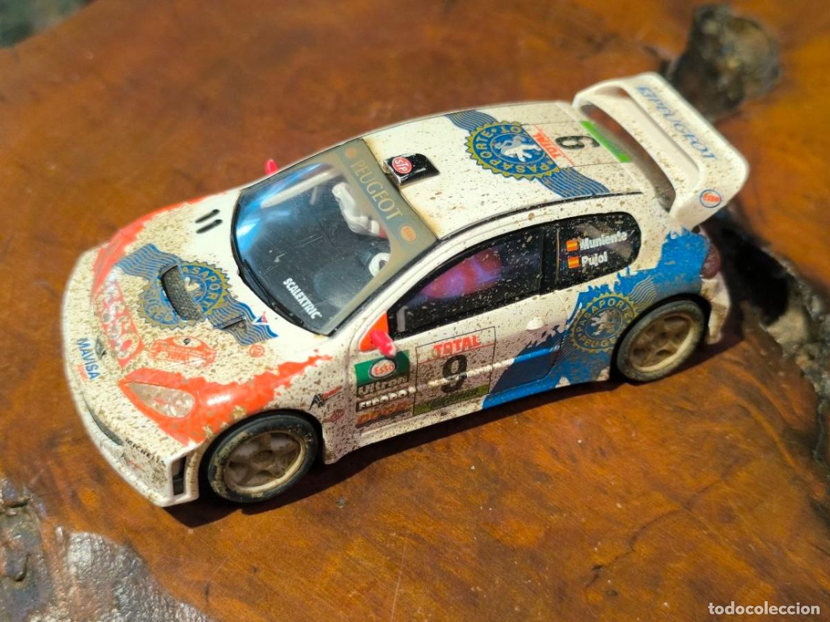 Scalextric: SCALEXTRIC TECNITOYS: COCHE PEUGEOT 206 WRC EFECTO BARRO (MUNIENTE / PUJOL)