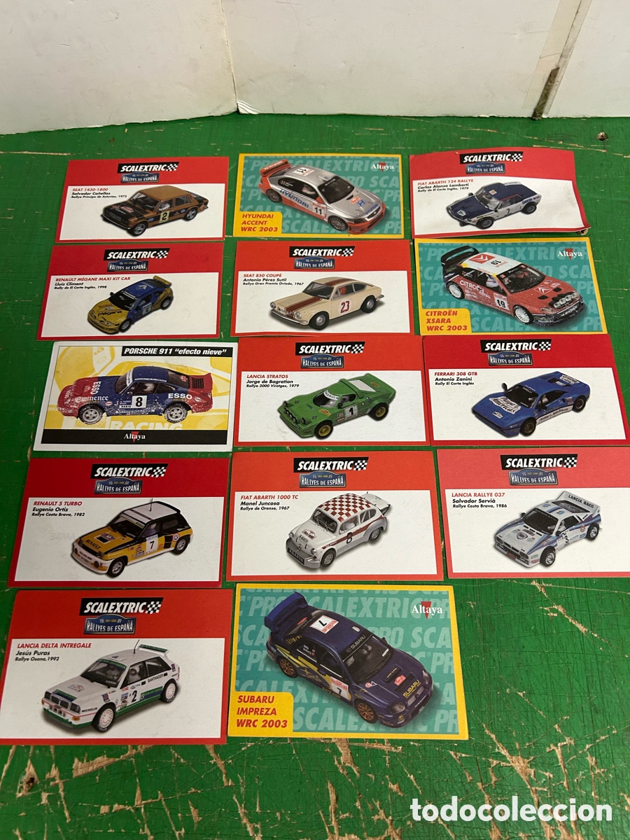 Scalextric: SCALEXTRIC TARJETAS FICHAS EDICION LIMITADA