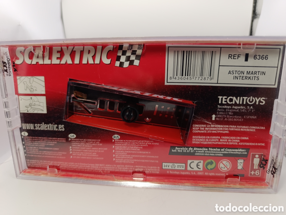Scalextric: SCALEXTRIC ASTON MART&Iacute;N DBR9 INTERKITS 6366 - Foto 4
