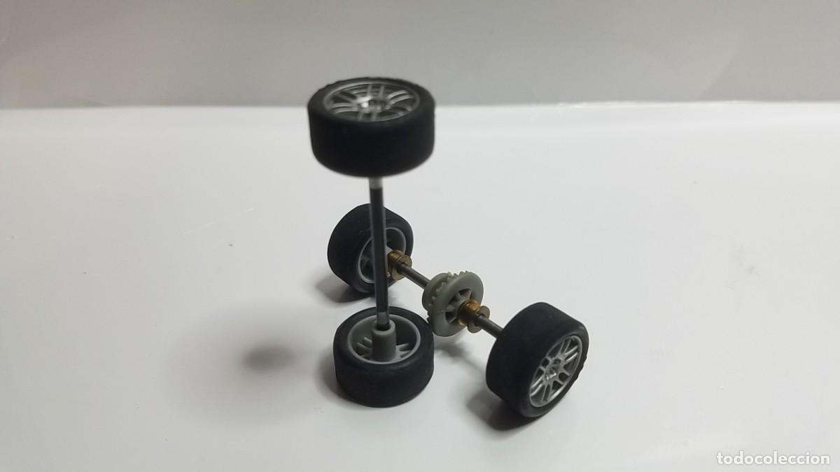 Scalextric: SLOT SCALEXTRIC TECNITOYS JUEGO EJES TREN RUEDAS SEAT LEON WTCC
