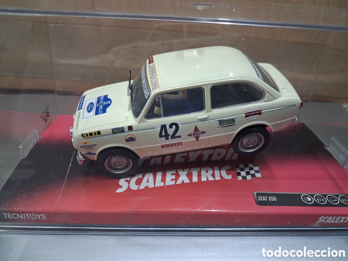 Scalextric: MAGNIFICO COCHE SCALEXTRIC SEAT 850 NUEVO SIN USO