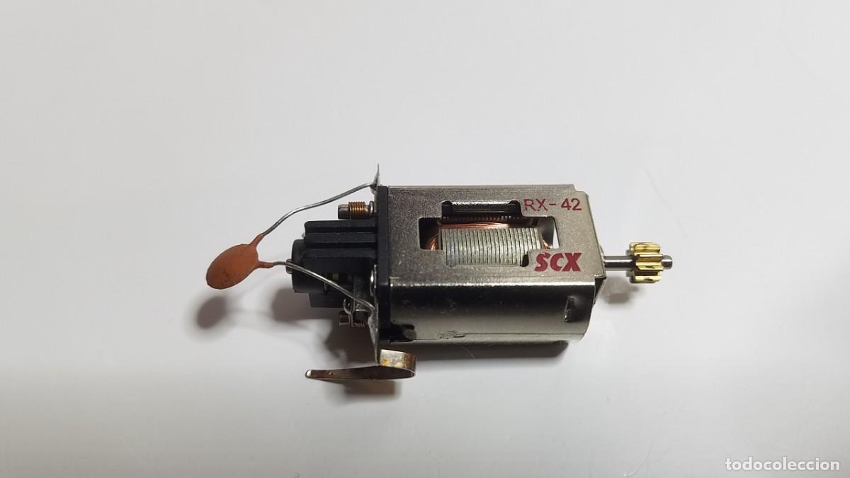 Scalextric: SLOT SCALEXTRIC TECNITOYS MOTOR RX-42 CONTACTO POR PLETINAS CON CONDENSADOR LENTEJA